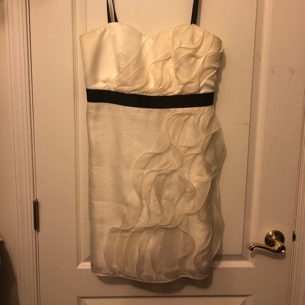 Pheobe couture ruffle mini dress